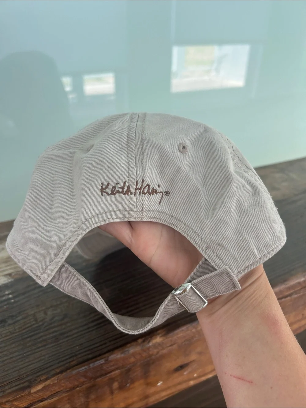 Keith Haring x Mad Engine Earth Day Embroidered Dad Hat Snapback Baseball Cap - Picture 3 of 4